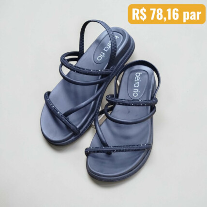 Sandalia Beira Rio Preto 8512.10028340 Caixa com 12 pares Atacado 2