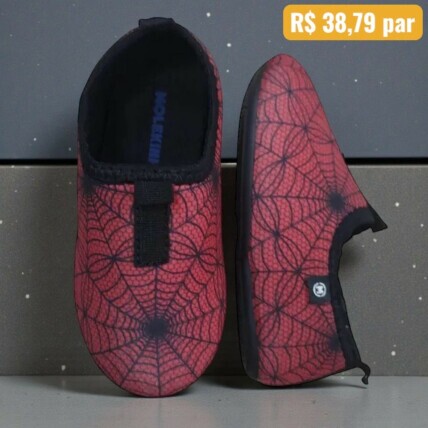 Sapatilha Infantil Molekinho vermelho 2617.100.24602 2