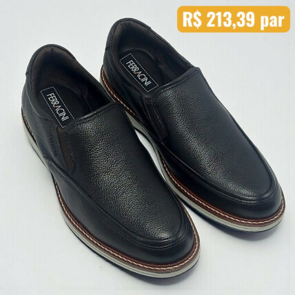 Sapato Casual Masculino Ferracini Kingston Easy Burn Chocolate 1