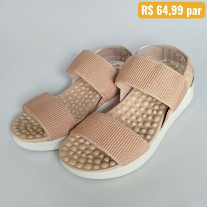 Sandália Feminina Modare Nude - Caixa com 12 pares - Atacado 1