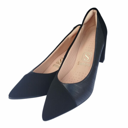 Sapato Santinelli Caixa C/12 (34-39) Salto Bloco Cor / Preto 1