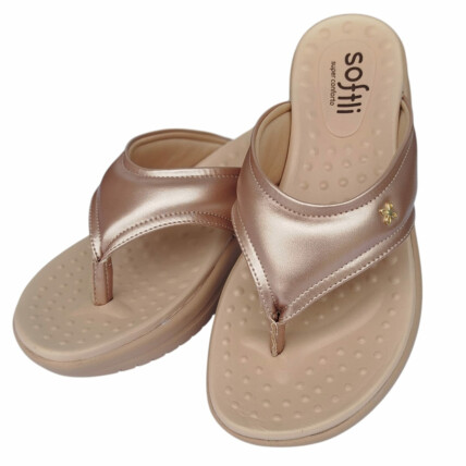 Sandália Softli Caixa C/6 (34-37) Cor-Cobre Metalico 1