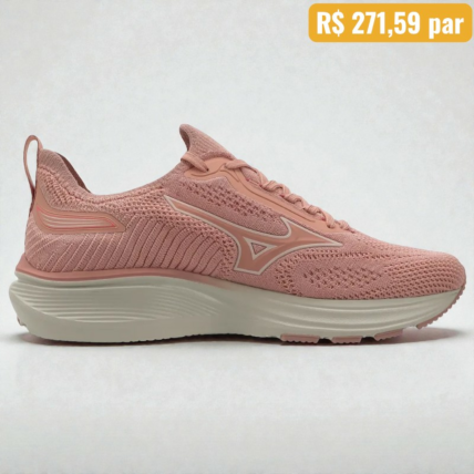 Tênis Feminino Mizuno Cool Ride 3 Rosa - Caixa com 6 pares - Atacado 1