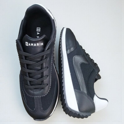 Tênis Feminino Ramarim Preto - Caixa com 9 pares - Atacado 1