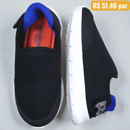 Tênis infantil Molekinho 97464 - Caixa com 12 pares 1