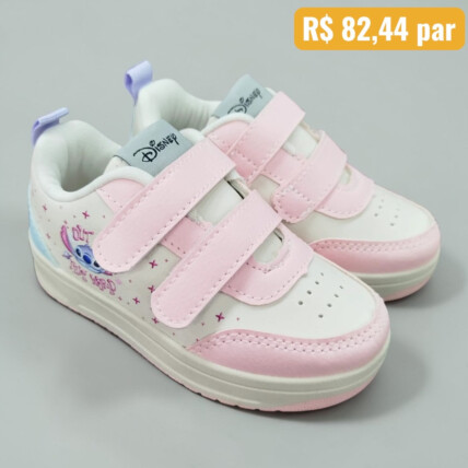 Tênis Infantil Disney Stitch Rosa - Caixa com 6 pares - Atacado 3