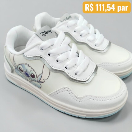 DST06KR.1 30/34 Tênis Infantil Disney Stitch Holográfico - Caixa com 6 pares - Atacado 5