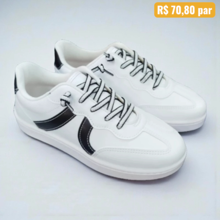  Tênis Infantil Molekinha Branco - Caixa com 12 pares - Atacado 3