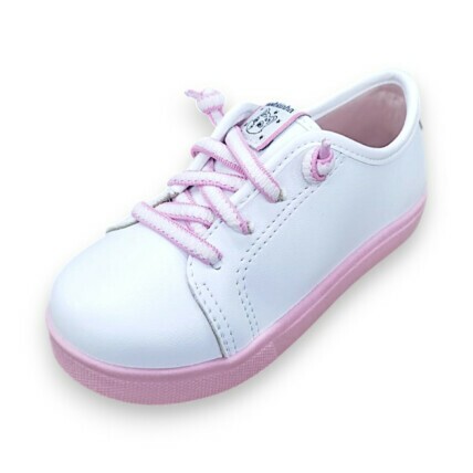 Tênis Infantil Molekinha Branco Rosa 2118.591.9569.105267 1