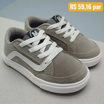 2133.188.30302.104566.1 21/26 Tênis Infantil Molekinho Cinza - Caixa com 8 pares - Atacado 1