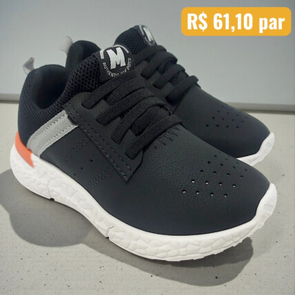 2831.113.29367.17689 27/36 Tênis Infantil Molekinho Preto - Caixa com 12 pares - Atacado 1