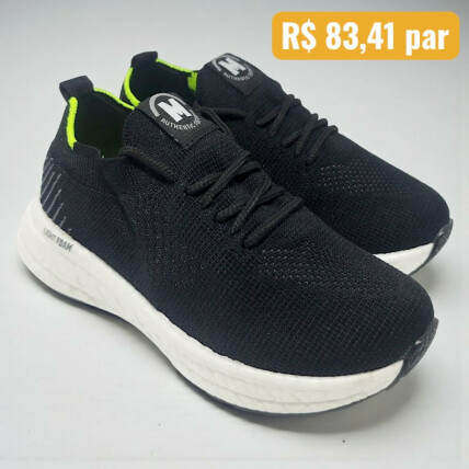 2866.108.30307.104559 27/36 Tênis Infantil Molekinho Preto - Caixa com 12 pares - Atacado 1