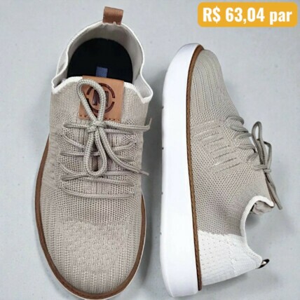 Tênis Infantil Molekino Areia - Caixa com 8 pares - Atacado 1