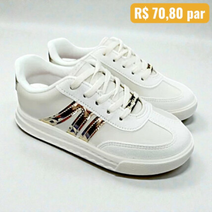 2575.115.30698.105974 30/36 Tênis Infantil Molikinha Branco - Caixa com 8 pares - Atacado 3