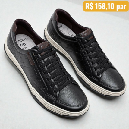 151401-001 Denim Jay 38/43 Tênis Masculino Democrata Prero - Caixa com 12 pares - Atacado 1