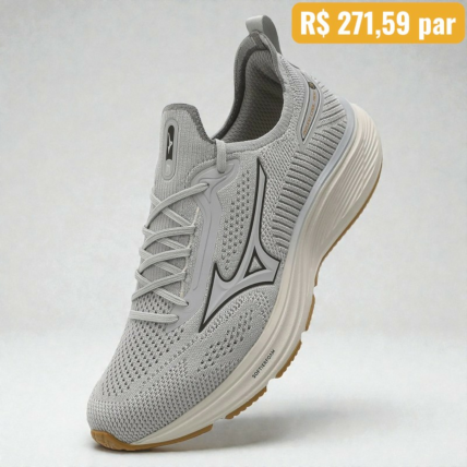 Tênis Mizuno Cool Ride 3 Cinza - Caixa com 6 pares - Atacado 1