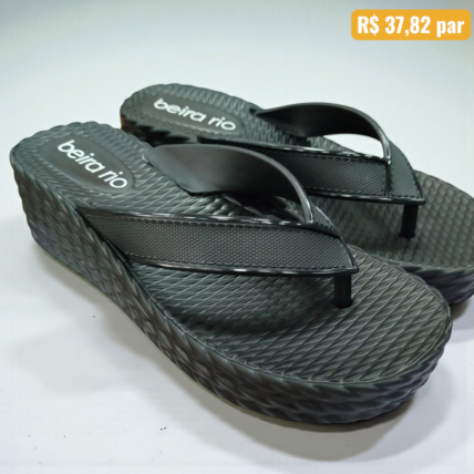 8561.101.22662.15745 34/38 Tamanco Feminino Beira Rio Preto - Caixa com 6 pares - Atacado 2