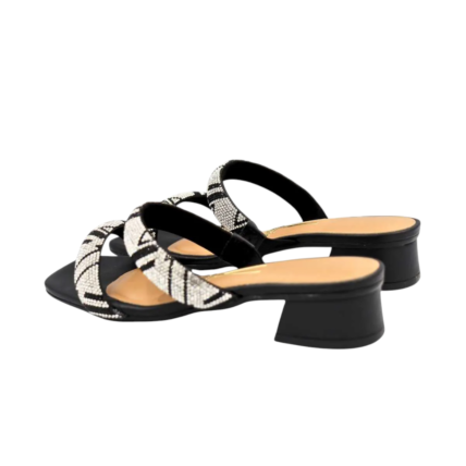 Tamanco Feminino Vizzano Preto - Caixa com 8 pares - Salto Baixo - Atacado 1