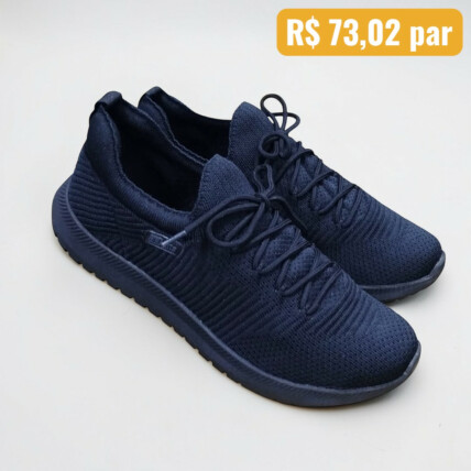 Tênis Masculino Actvitta Preto - Caixa com 12 pares - Atacado 1