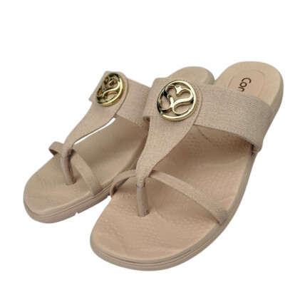 Rasteirinha Comfort Flex Caixa C/15 (34-39) Jeans Nude 1