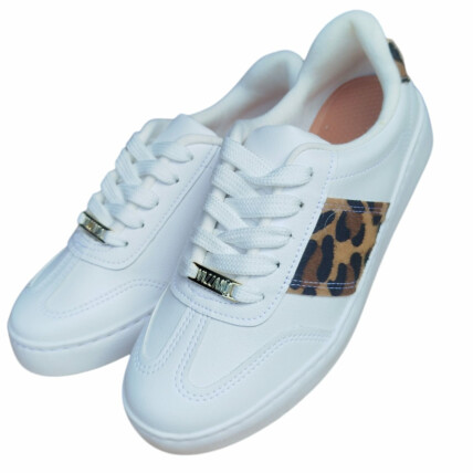 Tênis Vizzano Feminino - Cor Branco/MultiBege - Caixa com 8 Pares - Atacado 1