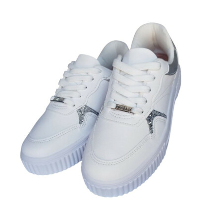 Tênis Vizzano Caixa C/12 (34-39) Cor-17159 Branco 99/Prata 1