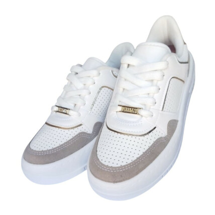 Tênis Vizzano Caixa C/12 (34-39) Cor- 95705 Branco/Branco/Dourado 1