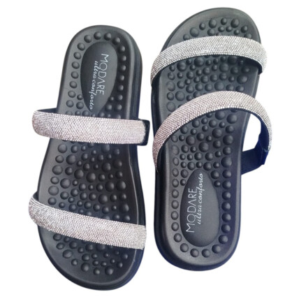 Sandália Modare Caixa C/12 (34-39) 7178.116 Preto/Cristal 86785 1