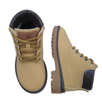 Bota Molekinho Caixa C/12 (19-26) Cor-66311 Mostarda/Café 1