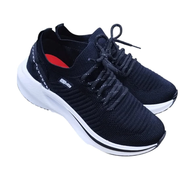 Tênis Feminino Corrida Actvitta Preto Atacado Caixa 12 Pares