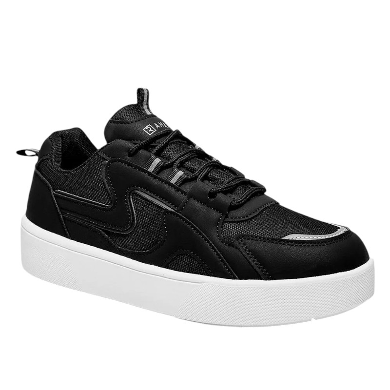Tênis Ramarim Caixa C/12 (34-39) Cor-Cristal Preto/Branco 1