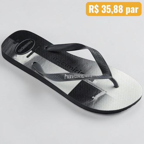 Chinelo Havainas Top Super - Caixa com 12 pares - Preto - Atacado 2