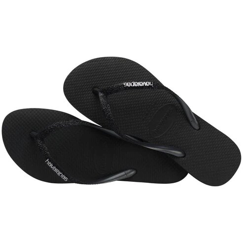 Havainas Slim Glitter Feminino - Caixa com 12 pares - Preto - Atacado 2