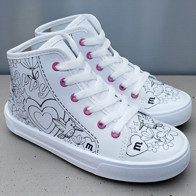 Tênis Infantil Molekinha para colorir - Caixa com 12 pares - Atacado