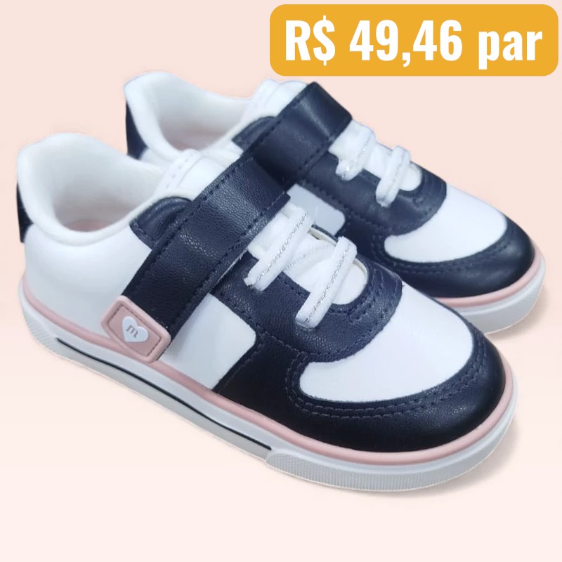 Tênis Infantil Molekinha BrancoPreto 2740.203.9569.21007 3