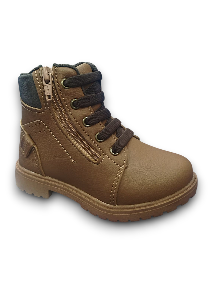 Bota Masculina Infantil Klin Marrom - Caixa com 6 pares - Atacado 2