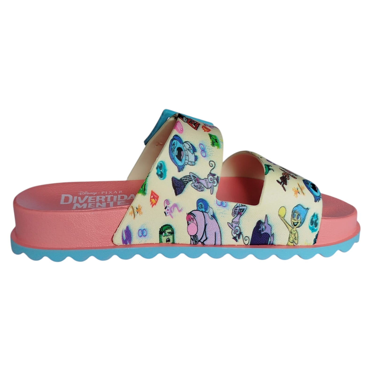 Sandália Birken Infantil Caixa C/12 (26-33) Divertidamente Rosa/Bege/Azul 1