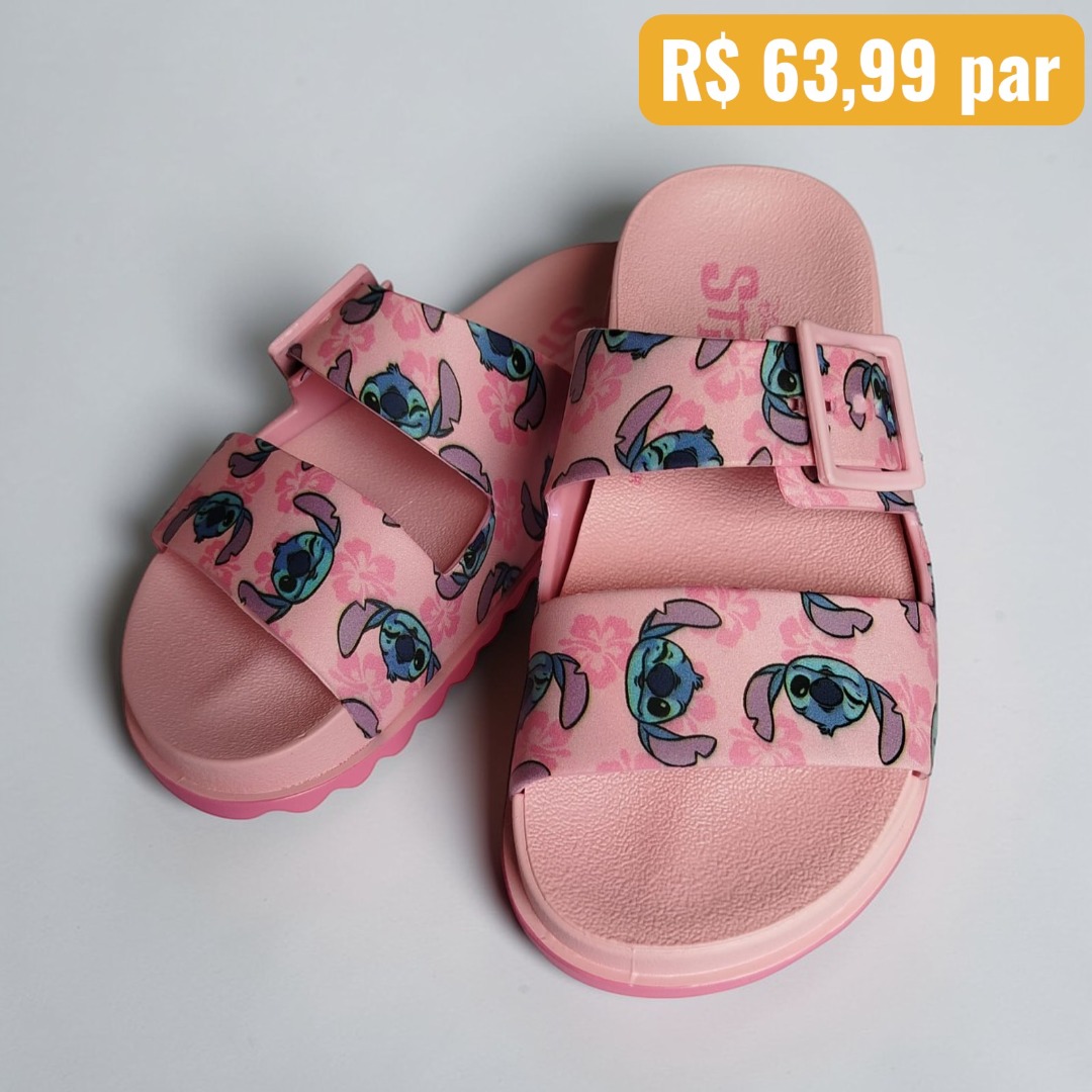 Sandália Infantil Grendene Kids Rosa - Caixa com 12 pares - Atacado 1