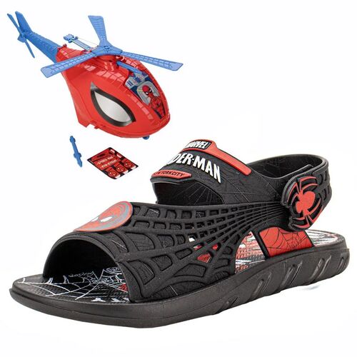Sandália Homem Arranha sky Caixa C/6 Cor-Preto/Vermelho 3