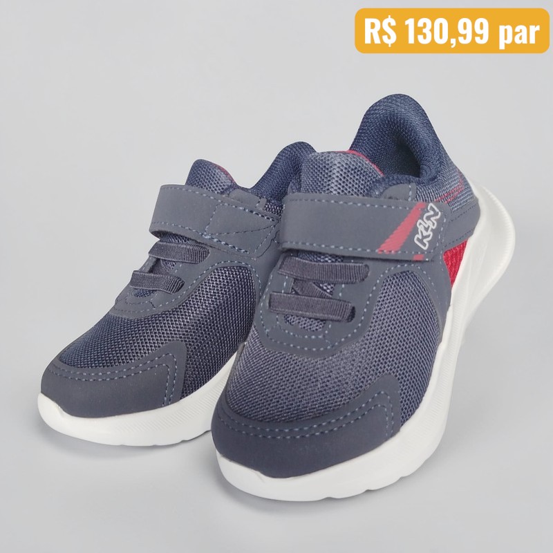 Tênis Infantil Klin Marinho - Caixa com 6 pares - Atacado 1
