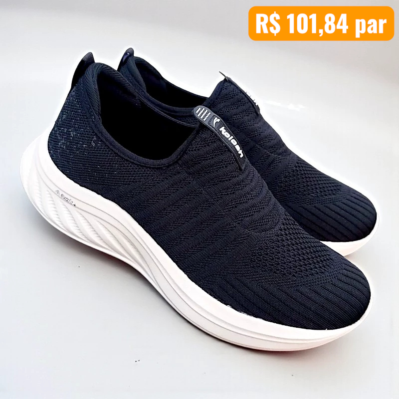 Tênis Masculino Kolosh Preto - Caixa com 6 pares - Atacado 1
