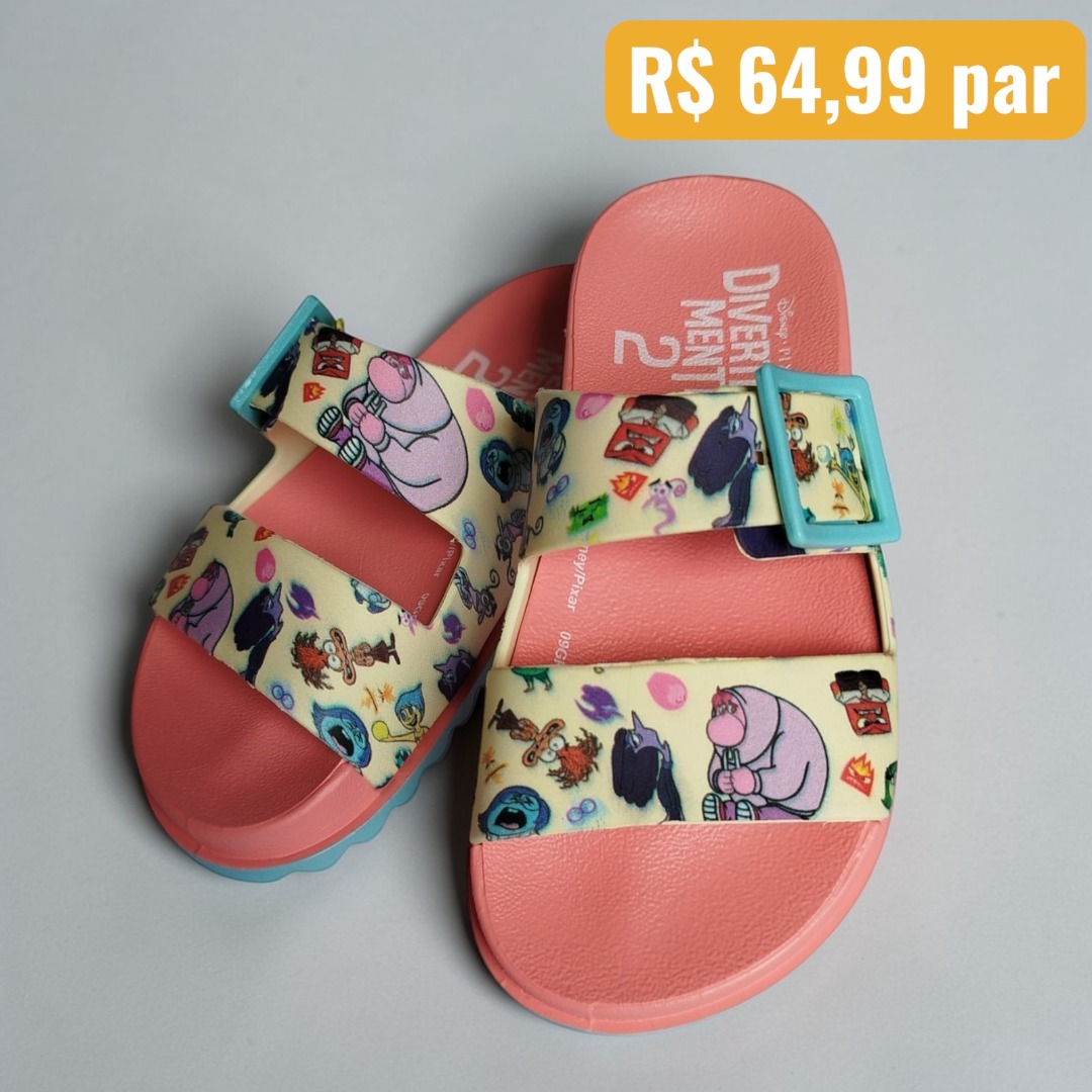 Sandália Infantil Grendene Kids Bege - Caixa com 12 pares - Atacado 1