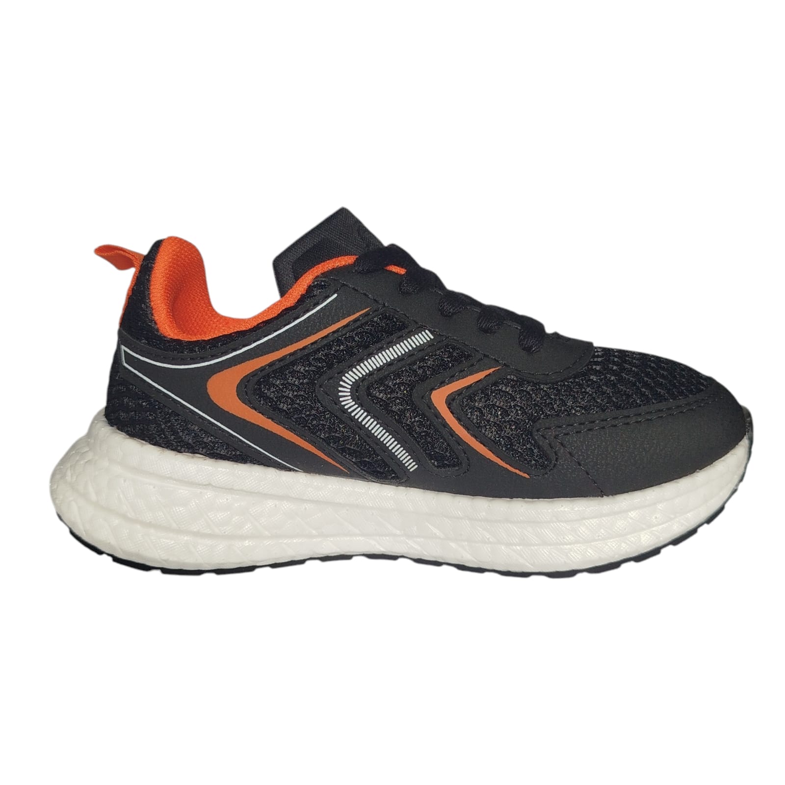 Tênis Molekino Caixa C/8 Cor-100696 Preto/P/Branco/Laranja 1