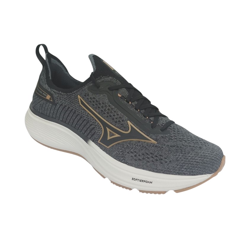 Tênis Mizuno Cool Ride 3 Caixa C/6 (38-43) Cor-Preto/Cinza Mescla 1