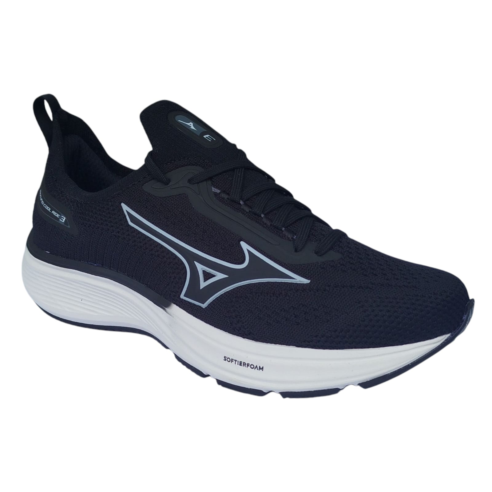 Tênis Mizuno Caixa C/8 (38-43) Cool Ride 3 Cor-Preto 1