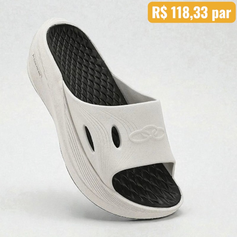 Chinielo Olympikus Pós Corre Branco - Caixa com 6 pares - Atacado 1