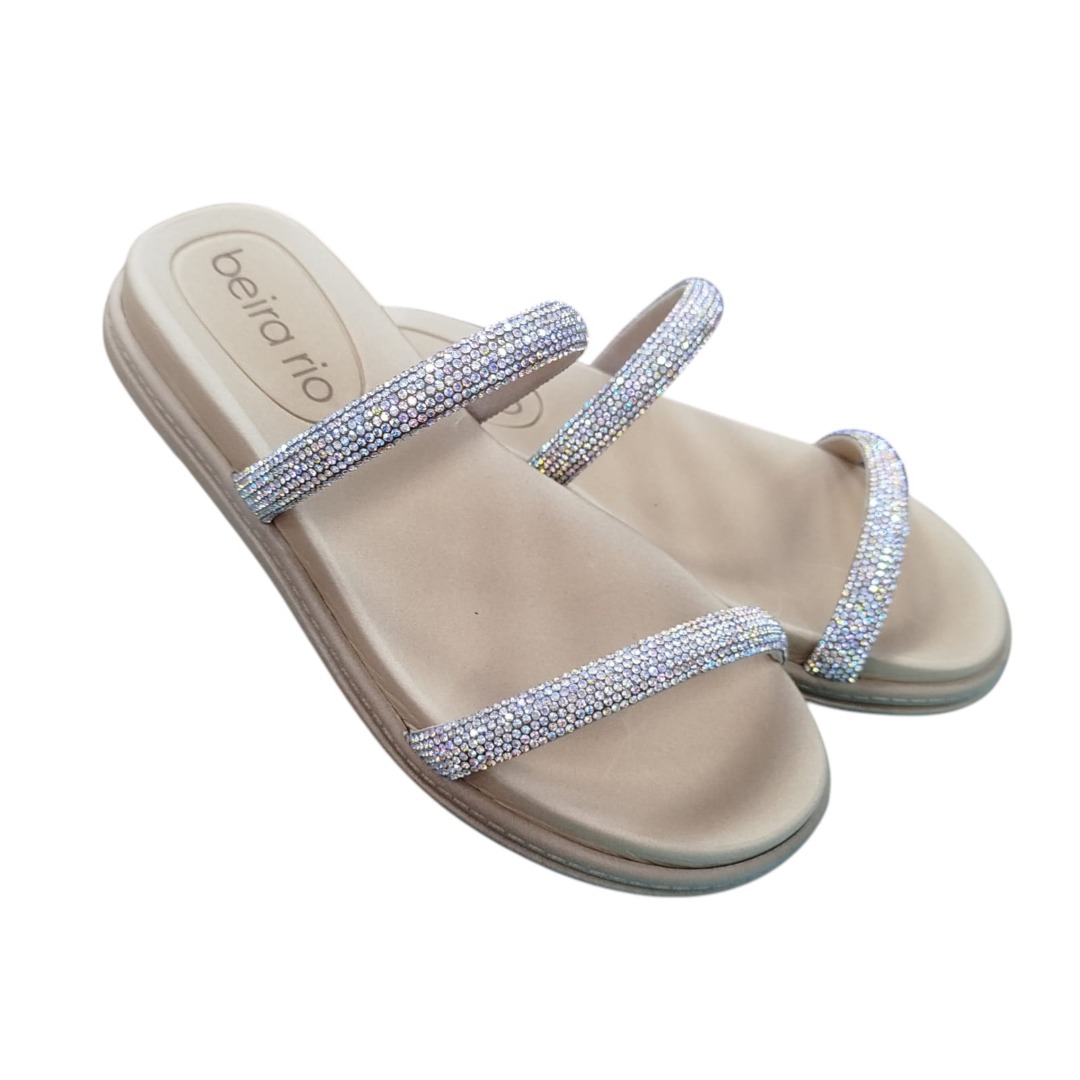 Papete Feminina Beira Rio Nude Aurora Boreal - Caixa com 12 pares - Atacado 1