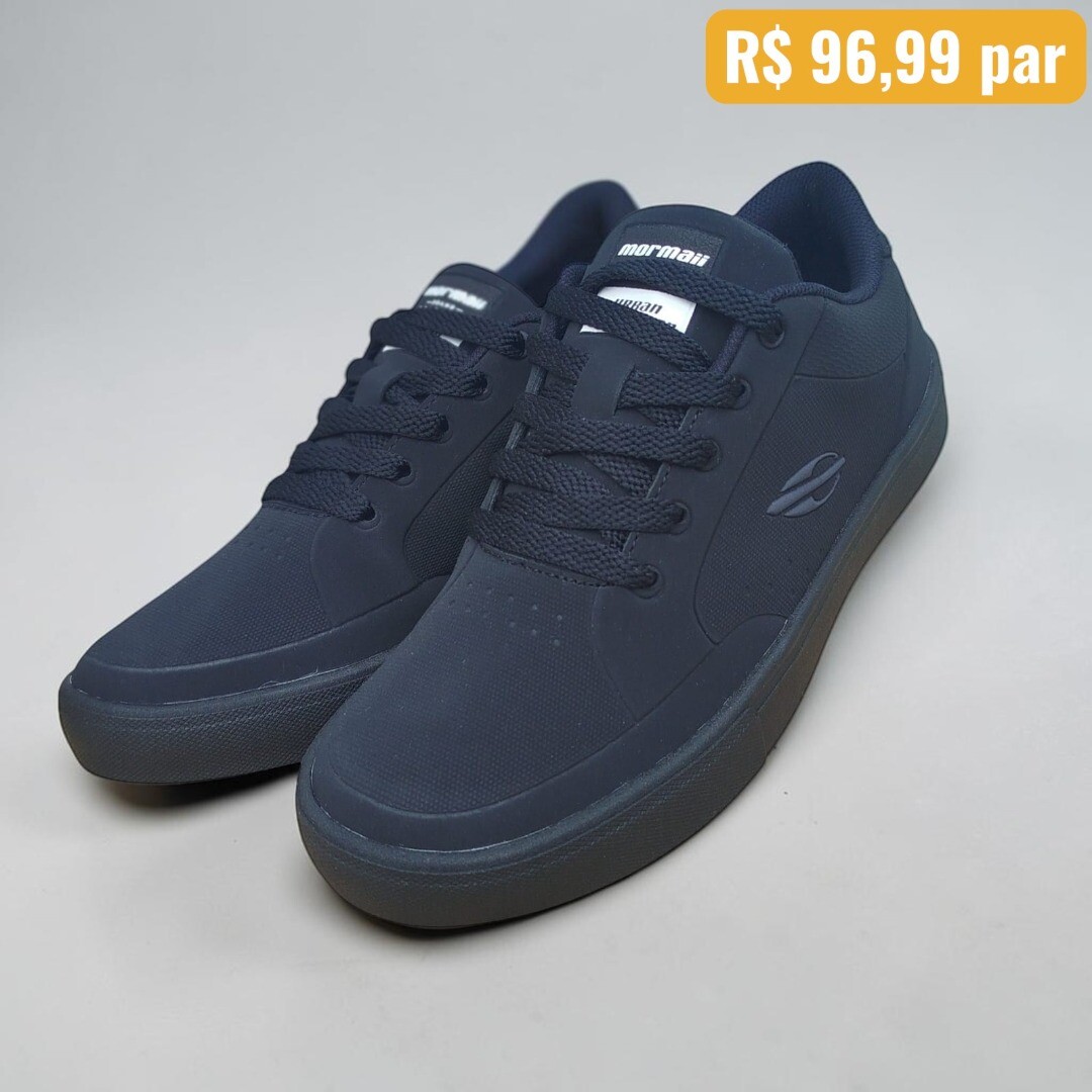 Tênis Masculino Mormaii Preto Urban Free - Caixa com 6 pares - Atacado 1