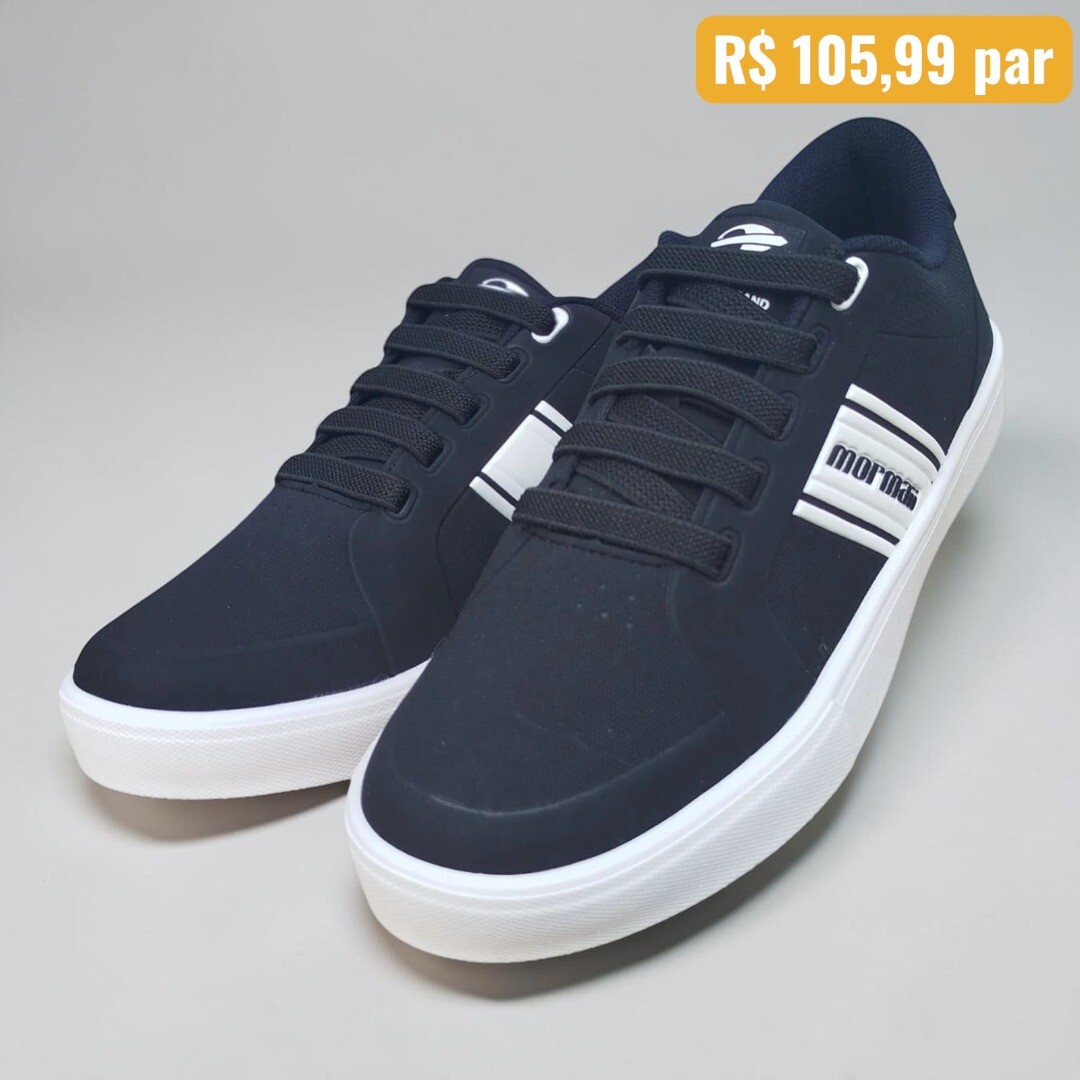 Tênis Masculino Mormaii Preto- Caixa com 6 pares - Atacado 1