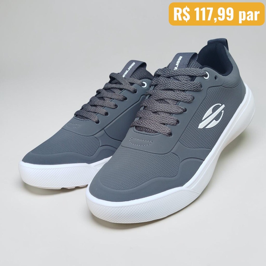 Tênis Mormaii Caixa C/12 (37-43) Cor-Dark Graphite/ White/W 1Slash 1